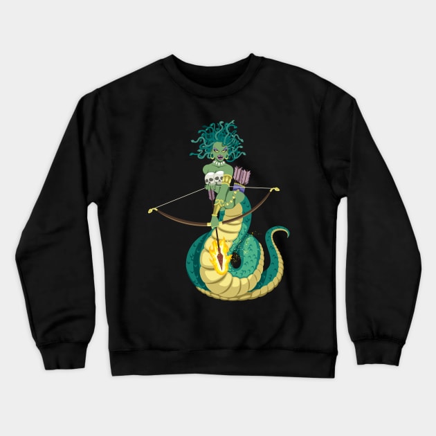 Medusa Crewneck Sweatshirt by Malchev